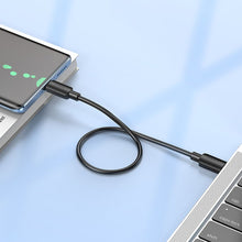 Заредете изображение във визуализатора на галерията – HOCO cable Type C to Type C Hyper Power Delivery 60W X96 25cm black

