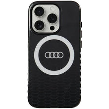 Заредете изображение във визуализатора на галерията – Audi IML Big Logo MagSafe case for iPhone 15 Pro - black
