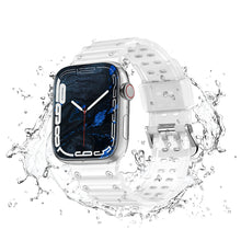 Заредете изображение във визуализатора на галерията – Strap Triple Protection strap for Apple Watch SE, 8, 7, 6, 5, 4, 3, 2, 1 (41, 40, 38 mm) band bracelet transparent
