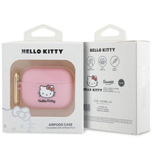 Заредете изображение във визуализатора на галерията – Hello Kitty Silicone 3D Kitty Head case for AirPods Pro 2 (2022/2023) - pink
