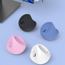Заредете изображение във визуализатора на галерията – MagSafe inductive charger holder for iPhone and Apple Watch charger phone holder Choetech blue

