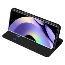 Заредете изображение във визуализатора на галерията – Dux Ducis Skin Pro case for Realme 10 Pro+ flip cover card wallet stand black
