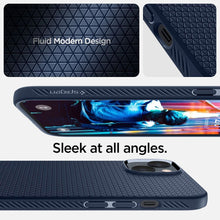 Заредете изображение във визуализатора на галерията – Spigen liquid air гръб за iphone 14 navy blue - TopMag
