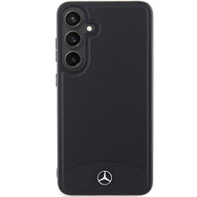 Заредете изображение във визуализатора на галерията – Original Case - hardcase Leather Textured &amp; Plain MagSafe MEHMS24M23RBARK for Samsung Galaxy S24 Plus Black
