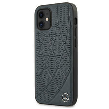 Заредете изображение във визуализатора на галерията – Mercedes MEHCP12SDIQNA iPhone 12 mini 5,4" granatowy/navy hardcase Bow Line
