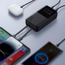 Заредете изображение във визуализатора на галерията – Mini power bank with built-in cables Joyroom JR-PBC07 20000mAh 30W - black
