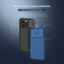 Заредете изображение във визуализатора на галерията – Nillkin CamShield Pro PC+TPU Case for Iphone 14 Pro Max purple
