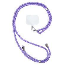 Заредете изображение във визуализатора на галерията – Stylish cord lanyard with an insert for the phone of the keys, pattern 5
