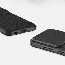 Заредете изображение във визуализатора на галерията – Nillkin Textured S Case for Samsung Galaxy S23+ armored cover with camera cover black
