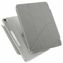 Заредете изображение във визуализатора на галерията – Uniq case Camden iPad 10 gen. (2022) grey/grey fossil Antimicrobial
