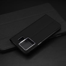 Заредете изображение във визуализатора на галерията – Dux Ducis Skin Pro Case For Realme GT Neo 5 / Realme GT3 Flip Cover Card Wallet Stand Black
