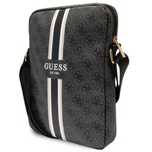Заредете изображение във визуализатора на галерията – Guess Bag GUTB10P4RPSK 10" black/black 4G Stripes Tablet Bag
