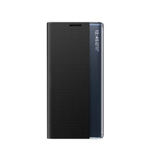 Заредете изображение във визуализатора на галерията – New Sleep View Case for Samsung S24 Ultra with flap - black

