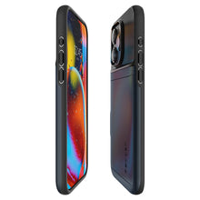 Заредете изображение във визуализатора на галерията – Spigen Slim Armor CS case for iPhone 15 Pro - blue
