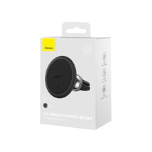 Заредете изображение във визуализатора на галерията – Baseus car holder to air vent magnetic ca01 black succ000101 - TopMag
