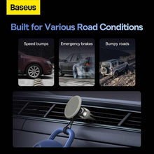 Заредете изображение във визуализатора на галерията – Baseus car holder to air vent magnetic ca01 white succ000102 - TopMag
