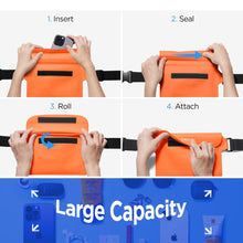 Заредете изображение във визуализатора на галерията – Spigen A620 UNIVERSAL WATERPROOF WAIST BAG 2-PACK SUNSET ORANGE

