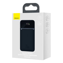Заредете изображение във визуализатора на галерията – Baseus Magnetic powerbank 10000mAh 20W Overseas Edition navy blue + USB cable - USB Type C (PPCX010201)
