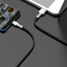 Заредете изображение във визуализатора на галерията – Baseus Cable Cafule Metal - USB to Type C - 66W 1 metre (CAKF000101) black
