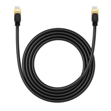 Заредете изображение във визуализатора на галерията – Baseus fast network cable RJ-45 cat.8 40Gbps 2m round - black
