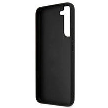 Заредете изображение във визуализатора на галерията – Guess GUHCS22MPSASBBK S22+ S906 czarny/black Saffiano Stripe
