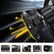 Заредете изображение във визуализатора на галерията – Joyroom magnetic car phone holder for air vent gray (JR-ZS311)
