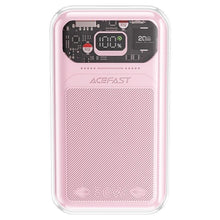 Заредете изображение във визуализатора на галерията – Acefast powerbank 20000mAh Sparkling Series fast charging 30W pink (M2)
