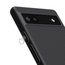Заредете изображение във визуализатора на галерията – Nillkin Super Frosted Shield case for Google Pixel 6a cover + phone stand black
