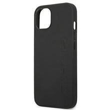 Заредете изображение във визуализатора на галерията – AMG AMHCP13MDOLBK iPhone 13 6,1" czarny/black hardcase Leather Hot Stamped
