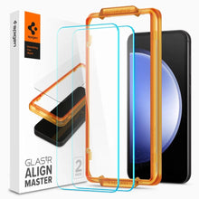 Заредете изображение във визуализатора на галерията – Spigen ALM Glas.tR tempered glass for Samsung Galaxy S23 FE - 2 pcs.
