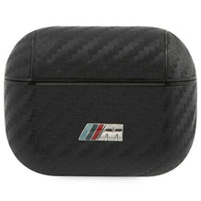 Заредете изображение във визуализатора на галерията – Original case BMW BMAP2CMPUCA for Apple Airpods Pro 2 (Carbon with Metal Logo / black)
