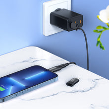 Заредете изображение във визуализатора на галерията – Borofone Adapter BV18 - Lightning to Type C - black

