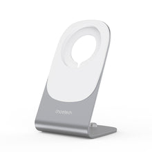 Заредете изображение във визуализатора на галерията – Choetech 15W Qi wireless inductive charger with MagSafe white (H046+T518-F)
