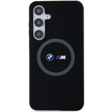 Заредете изображение във визуализатора на галерията – BMW M Silicone Printed Ring MagSafe case for Samsung Galaxy S24+ - black
