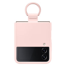 Заредете изображение във визуализатора на галерията – Samsung Ring Silicone Cover Case Cover for Samsung Galaxy Z Flip4 Hanger Case Pink (EF-PF721TPEGWW)
