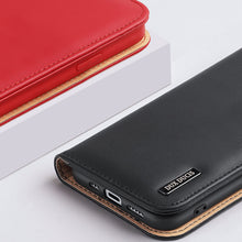 Заредете изображение във визуализатора на галерията – Dux Ducis Hivo iPhone 15 Pro Dux Ducis Hivo wallet case with RFID blocking - brown
