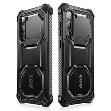 Заредете изображение във визуализатора на галерията – Supcase IBLSN ARMORBOX 2-SET GALAXY S23 BLACK
