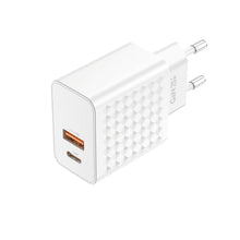 Заредете изображение във визуализатора на галерията – Foneng Wall charger EU42 GaN - USB + Type C - PD 20W 3A white
