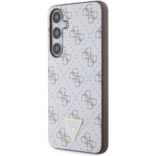 Заредете изображение във визуализатора на галерията – Guess 4G Triangle case for Samsung Galaxy S24+ - white
