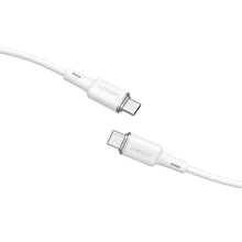Заредете изображение във визуализатора на галерията – Acefast cable type c to type c 3a pd60w c2-03 silicone 1,2m white
