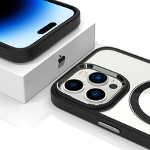 Заредете изображение във визуализатора на галерията – Tel Protect Magnetic Clear Case for Iphone 13 Black
