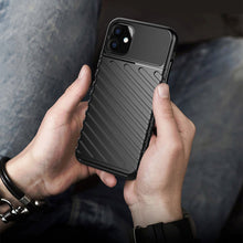 Заредете изображение във визуализатора на галерията – Thunder Case Flexible Tough Rugged Cover TPU Case for iPhone 11 black
