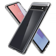 Заредете изображение във визуализатора на галерията – Spigen Ultra Hybrid case for Google Pixel 6A transparent

