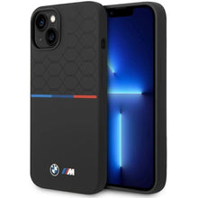 Заредете изображение във визуализатора на галерията – BMW M Silicone Pattern MagSafe Case for iPhone 15/14/13 - Black

