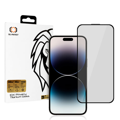 Tempered glass 10X Privacy Titanium for Iphone 11