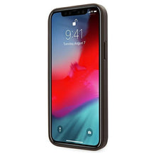 Заредете изображение във визуализатора на галерията – Guess GUHCP12MG4GLBR iPhone 12/12 Pro 6,1" brązowy/brown hardcase 4G Stripe Collection
