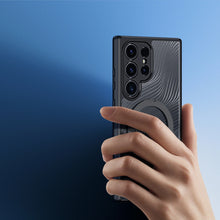 Заредете изображение във визуализатора на галерията – Dux Ducis Aimo Mag armored MagSafe case for Samsung Galaxy S24 Ultra - black
