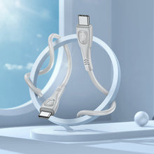 Заредете изображение във визуализатора на галерията – Borofone Cable BX98 Superior - Type C to Type C - PD 60W 3A 1 metre grey
