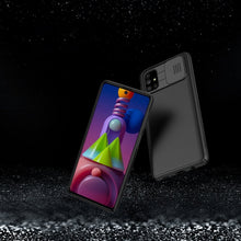 Заредете изображение във визуализатора на галерията – Nillkin CamShield Pro Case Durable Cover with camera protection shield for Samsung Galaxy M51 black
