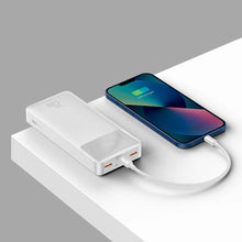 Заредете изображение във визуализатора на галерията – Power bank baseus bipow - 20 000mah lcd quick charge pd20w white ppdml-m02 - TopMag
